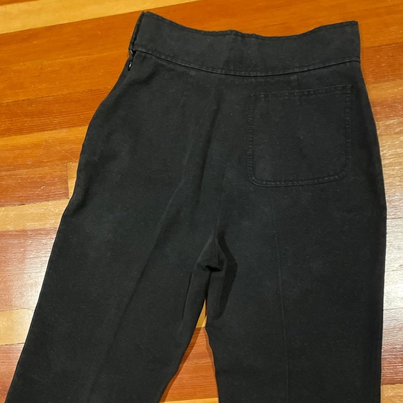 Black with glitter MIU MIU wide leg trousers - Picture 4 of 5